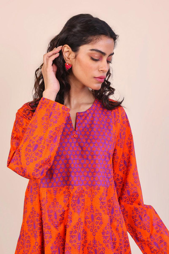 Generation - Thappa 2-Piece - Orange - Lawn