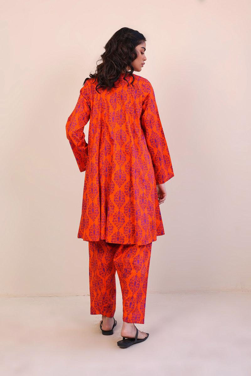 Generation - Thappa 2-Piece - Orange - Lawn