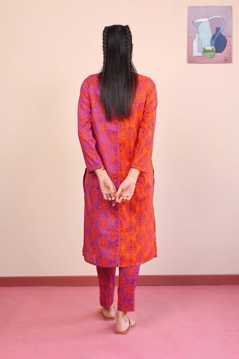 Generation - 2- Piece Thappa Set - Purple - Lawn