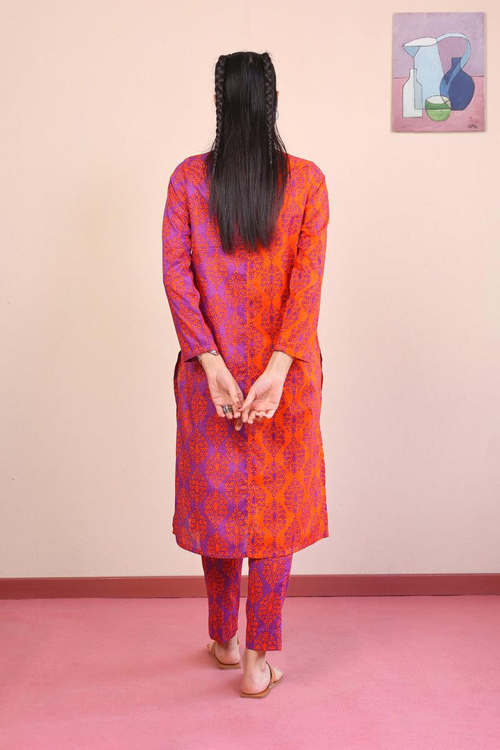 Generation - 2- Piece Thappa Set - Purple - Lawn