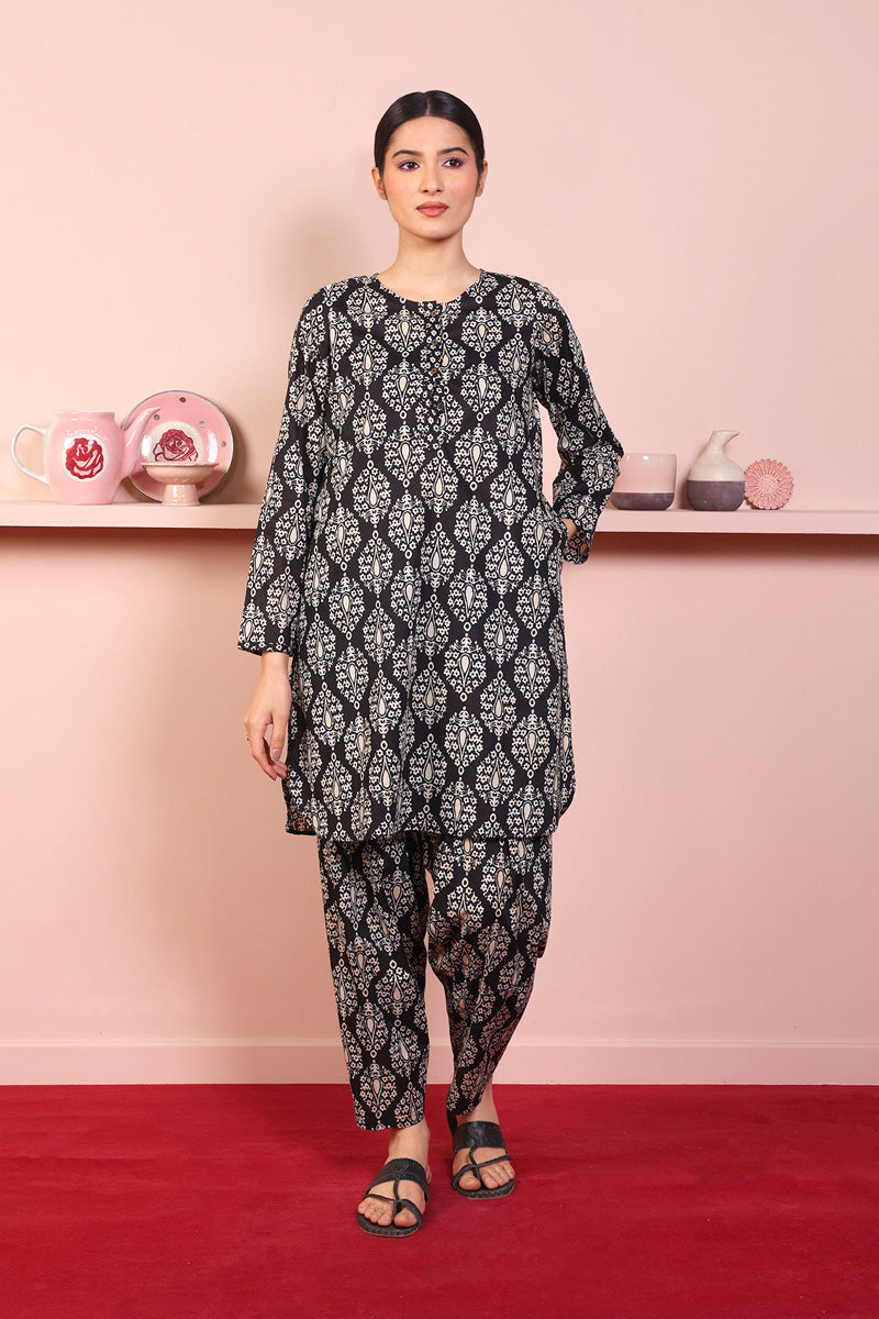 Generation - Thappa 2-Piece - Black - Lawn