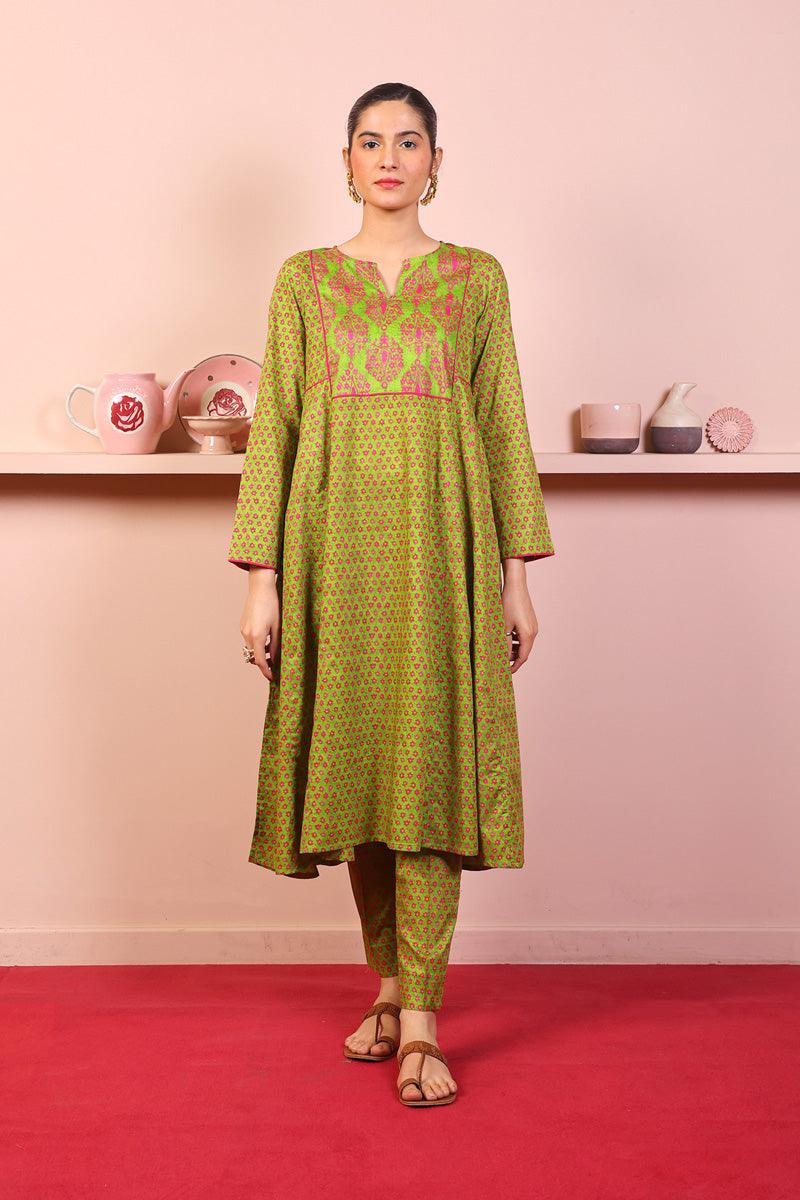 Generation - 2-Piece Thappa Set - Green - Lawn