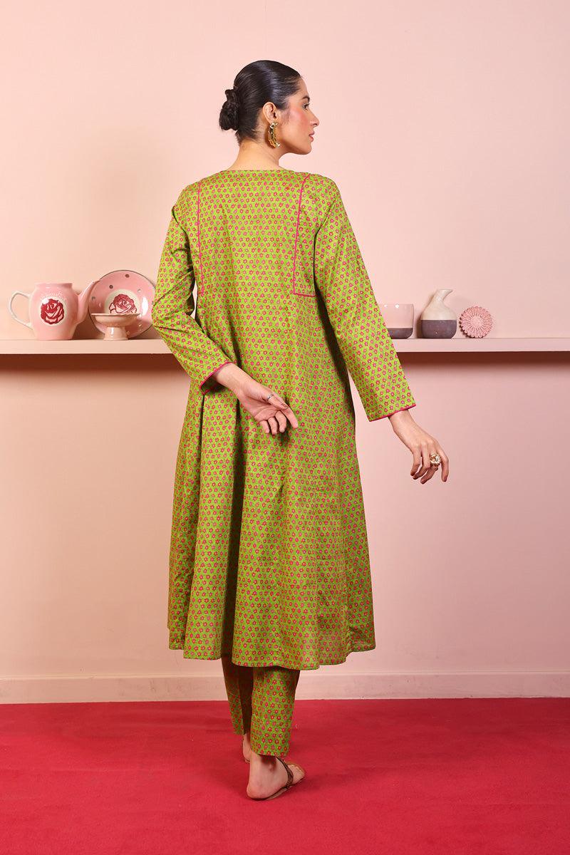 Generation - 2-Piece Thappa Set - Green - Lawn
