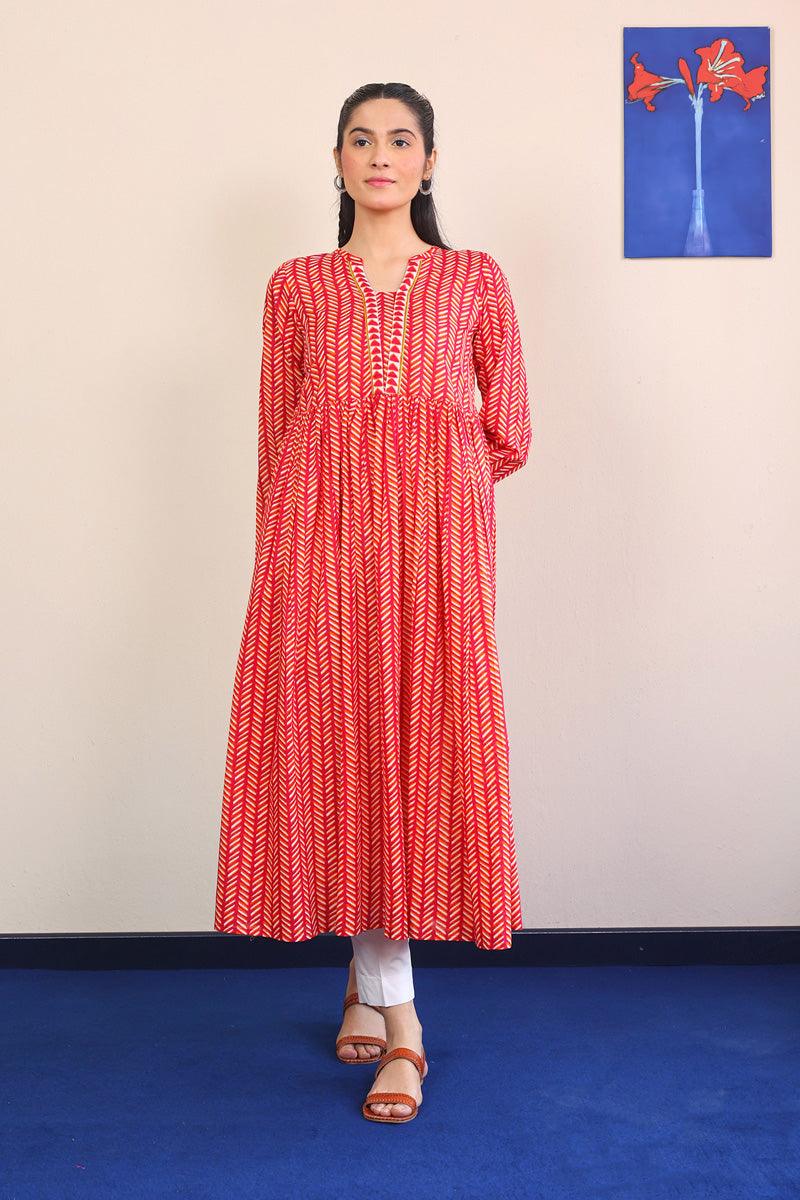 Generation - Tales of The Tribe Dress - Pink - Lawn - 1 Piece