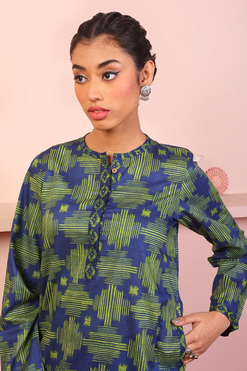 Generation - Ikat 2-Piece - Blue - Lawn