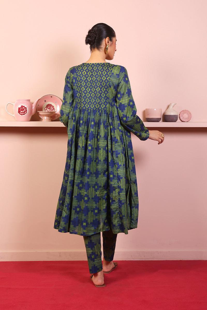 Generation - 2-Piece Ikat Set - Blue - Lawn