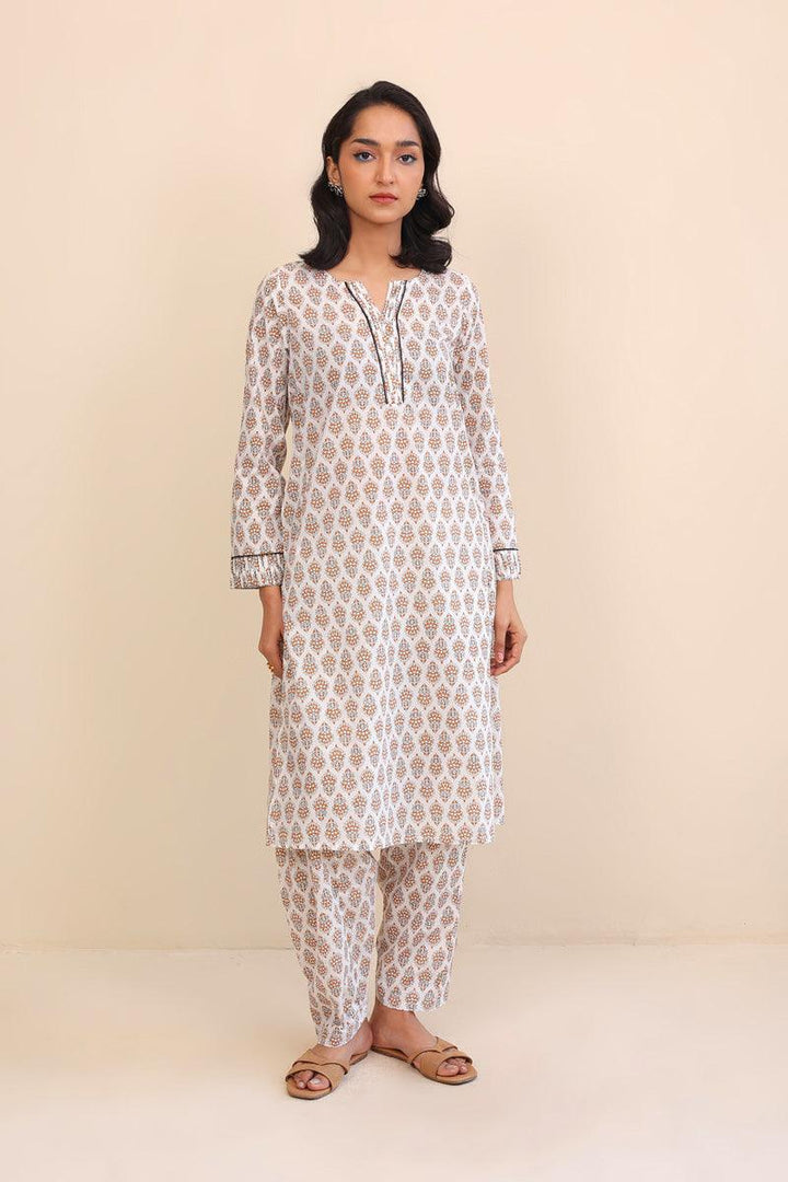 Generation - Buti Printed 2-Piece - White - Lawn