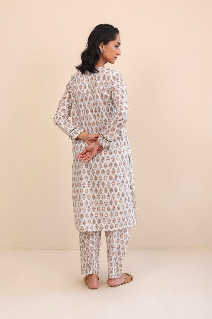 Generation - Buti Printed 2-Piece - White - Lawn