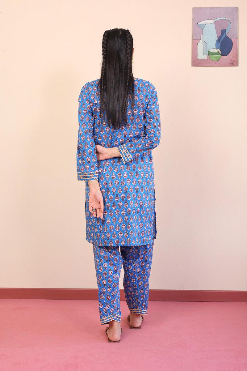 Generation - 2- Piece Buti Set - Blue - Lawn