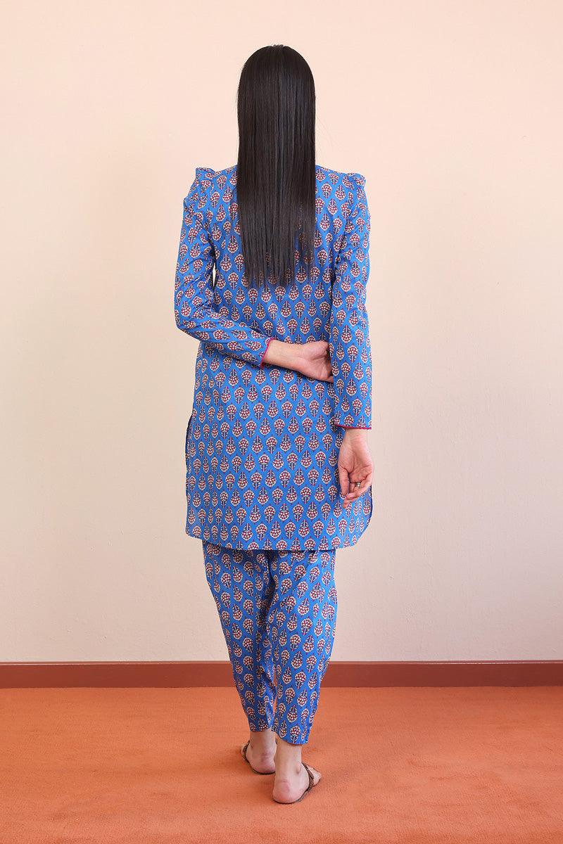Generation - 2 Piece - Buti Matching Set - Blue - Lawn