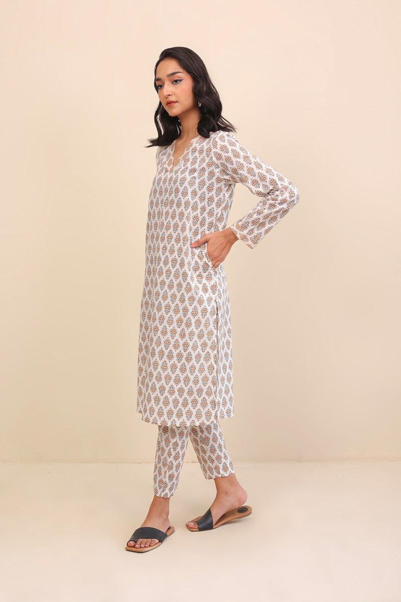 Generation - 2- Piece Buti - White - Lawn