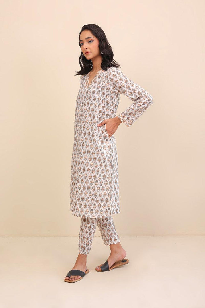 Generation - 2- Piece Buti - White - Lawn