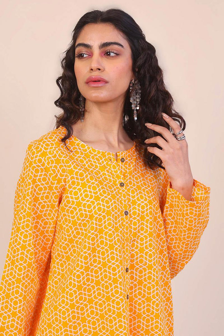 Generation - Geometric Set - Yellow - Lawn - 2 Piece