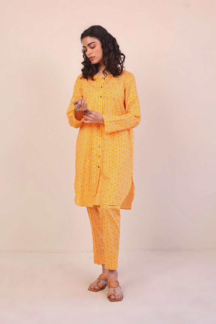 Generation - Geometric Set - Yellow - Lawn - 2 Piece