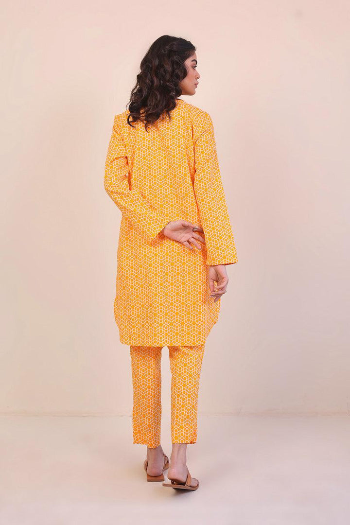 Generation - Geometric Set - Yellow - Lawn - 2 Piece