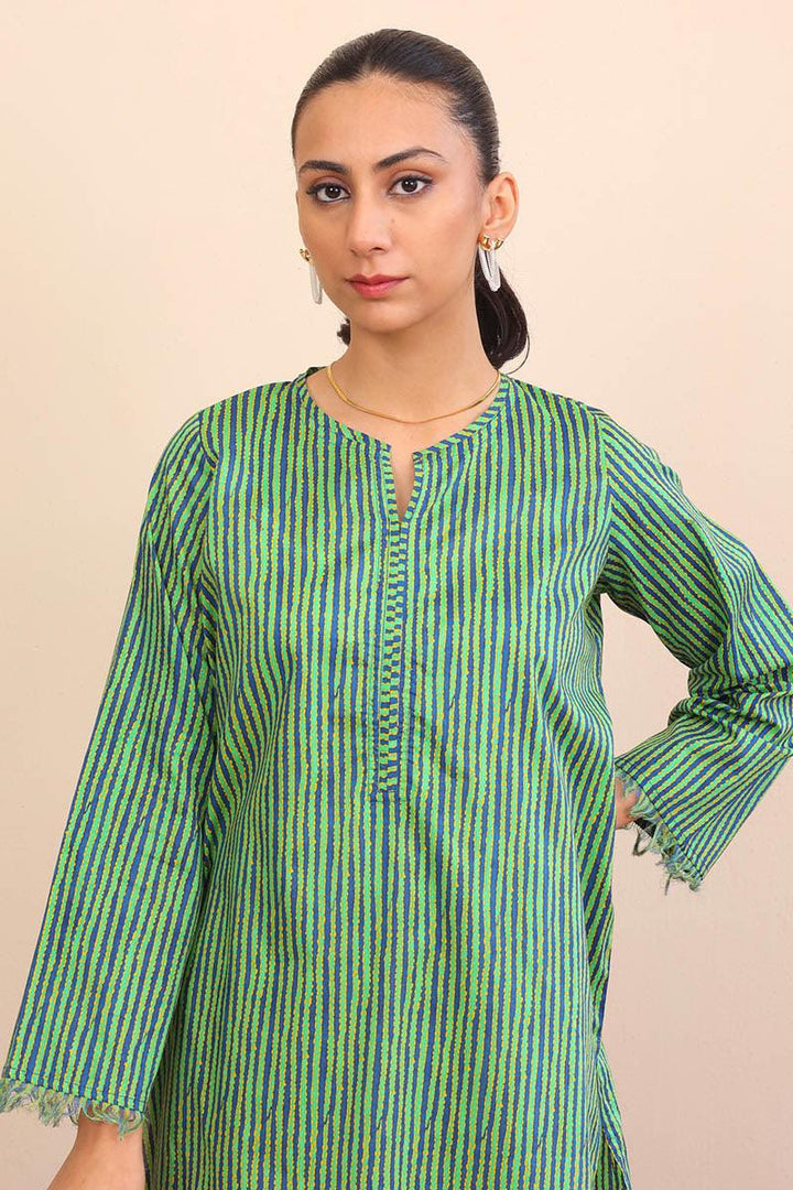 Generation - Kaantha Shirt - 1 Piece - Blue - Lawn