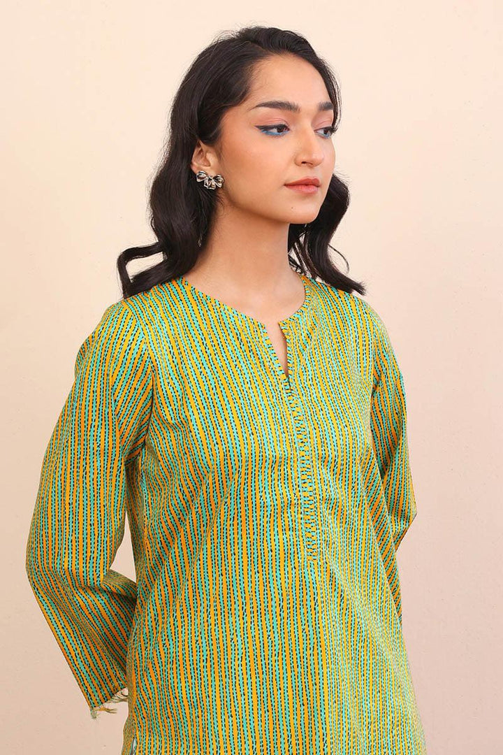 Generation - Kaantha Shirt - 1 Piece - Mustard - Lawn