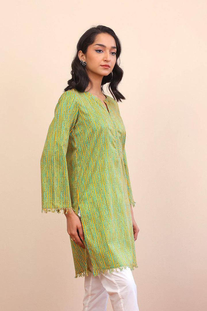 Generation - Kaantha Shirt - 1 Piece - Mustard - Lawn