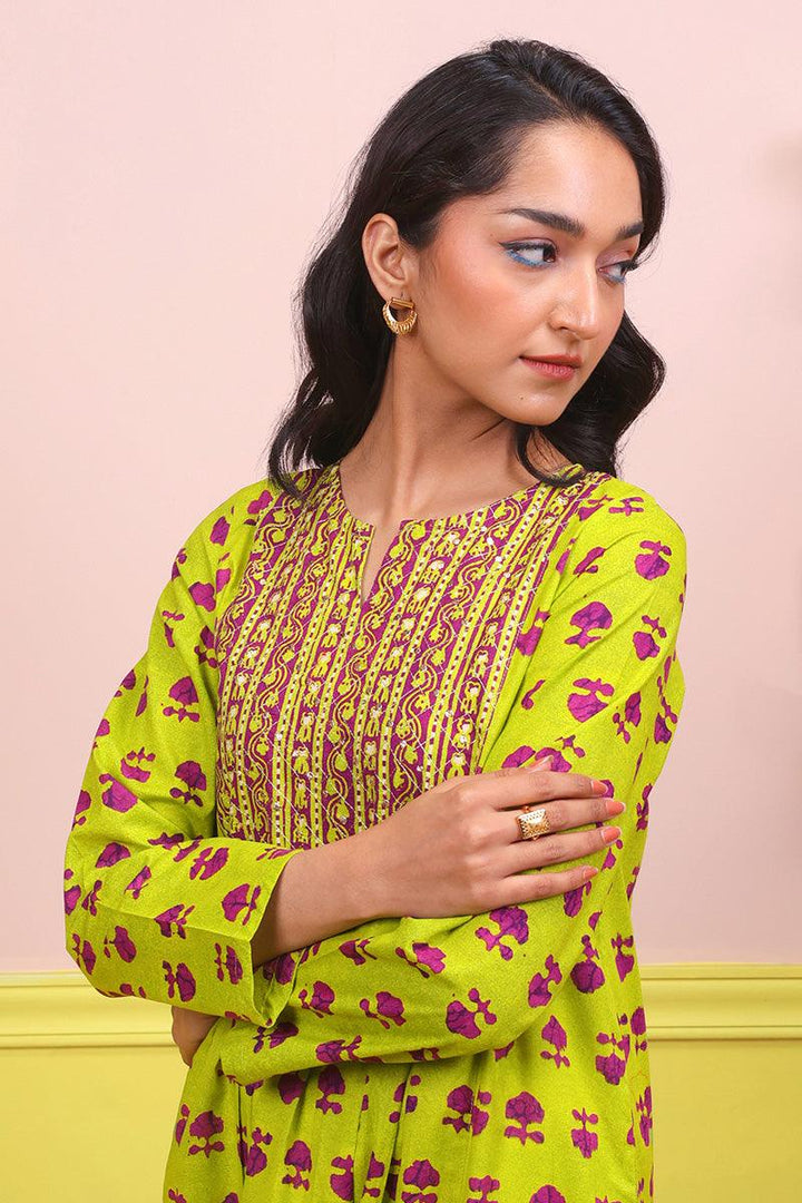 Generation - Mushrooms Shirt - Parrot Green - Lawn - 1 Piece