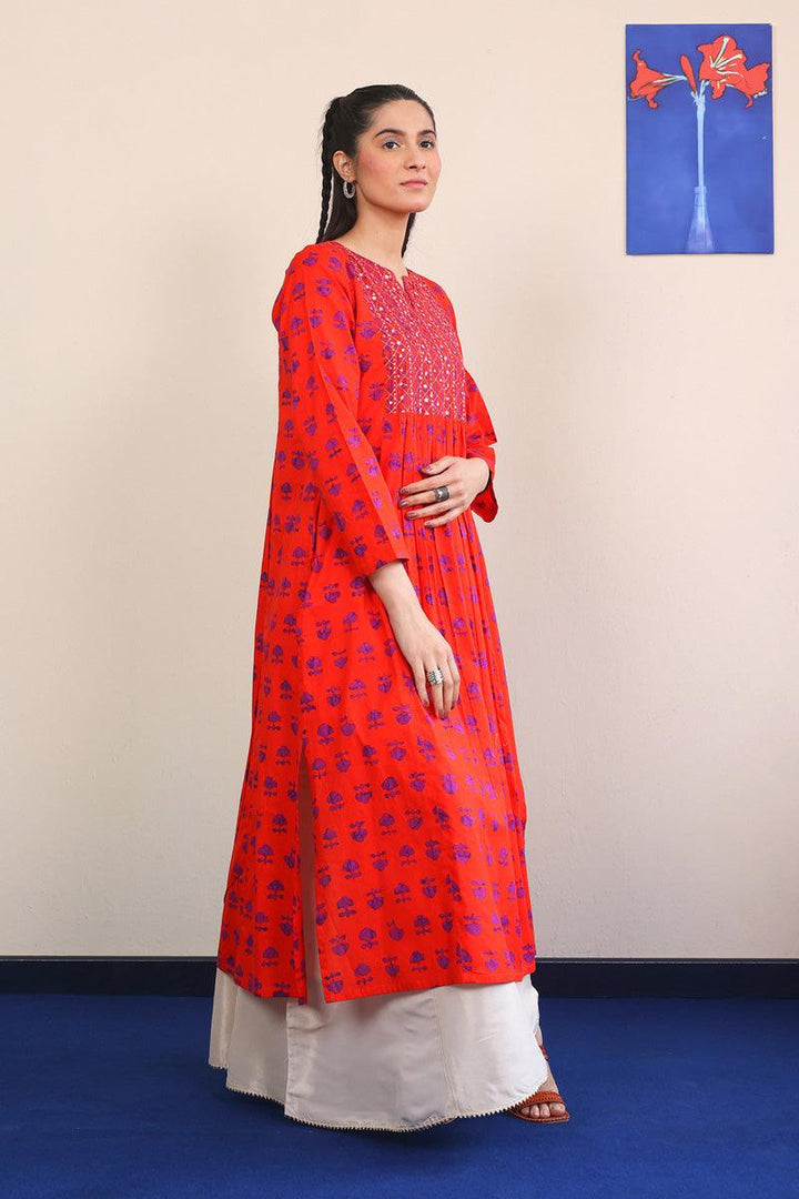 Generation - Mushrooms Shirt - Red - Lawn - 1 Piece