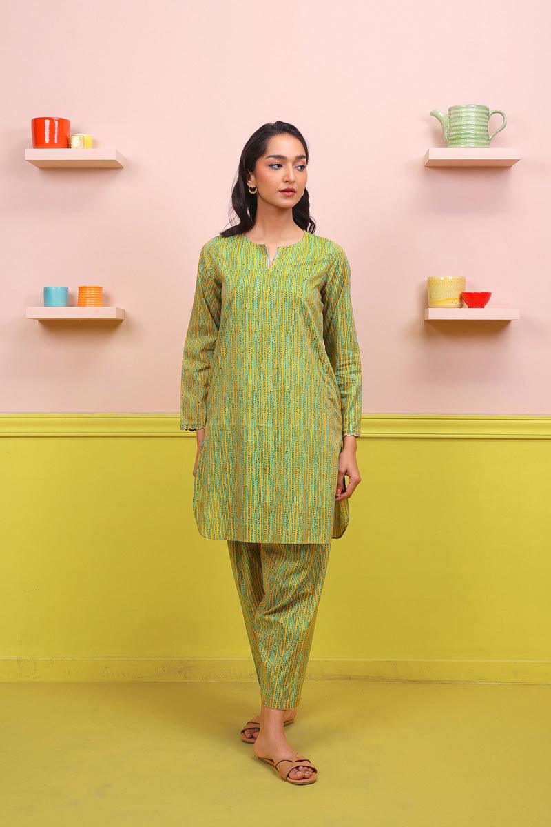 Generation - 2- Piece Kaantha - Mustard - Lawn