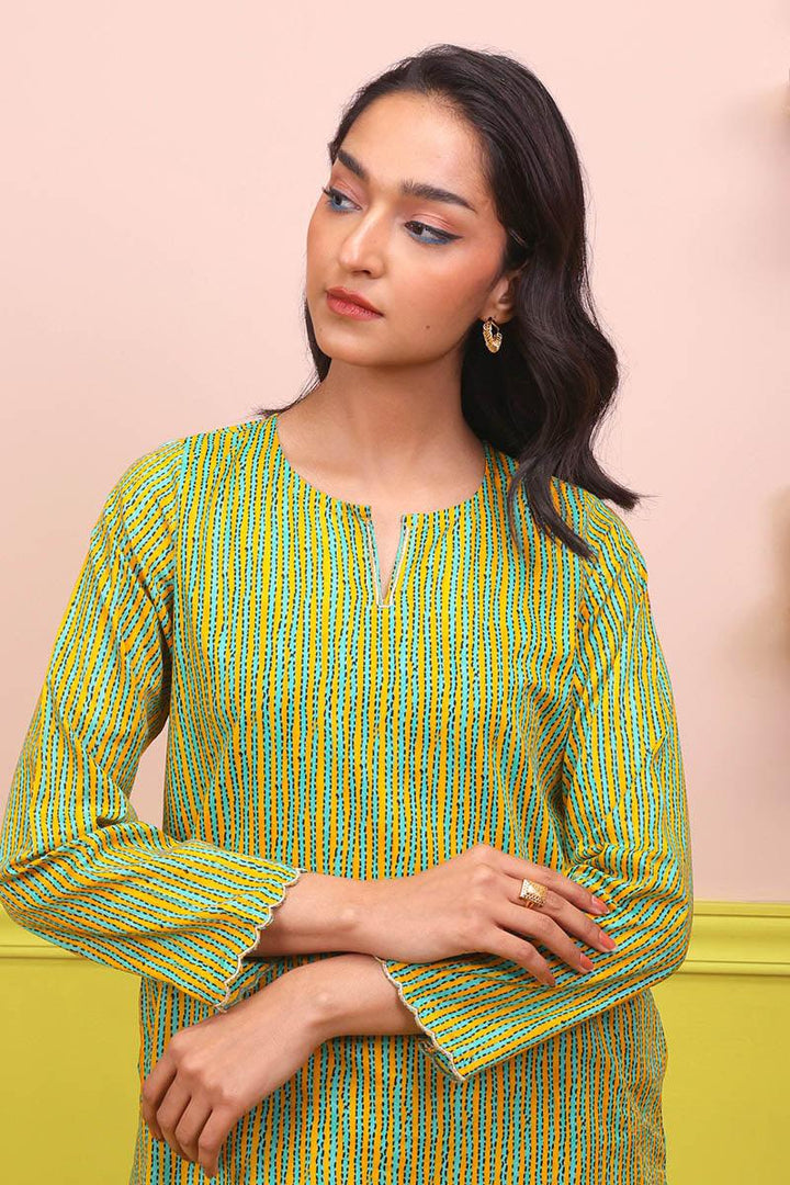 Generation - 2- Piece Kaantha - Mustard - Lawn