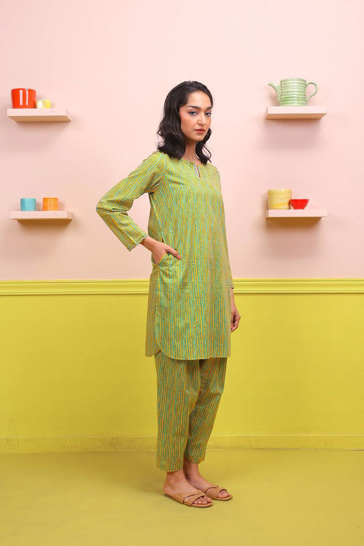 Generation - 2- Piece Kaantha - Mustard - Lawn