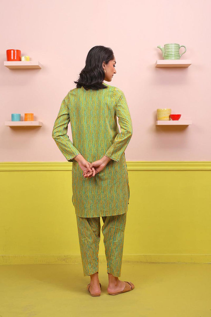 Generation - 2- Piece Kaantha - Mustard - Lawn