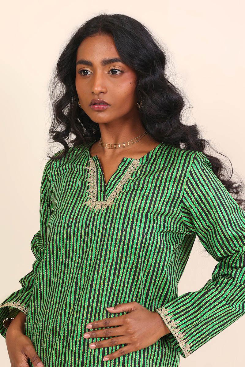 Generation - 2 Piece - Kaantha Set - Black - Lawn