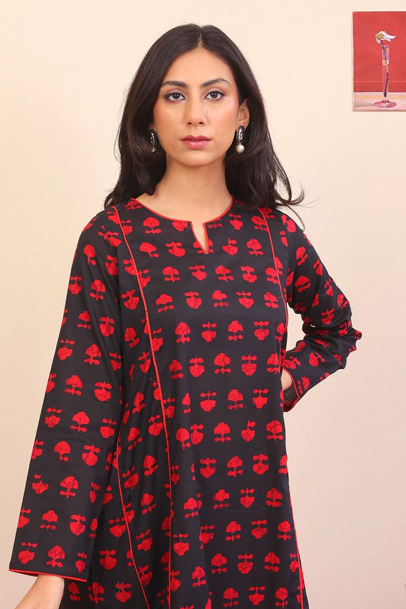 Generation - Mushrooms Panelled - Black - Lawn - 1 Piece