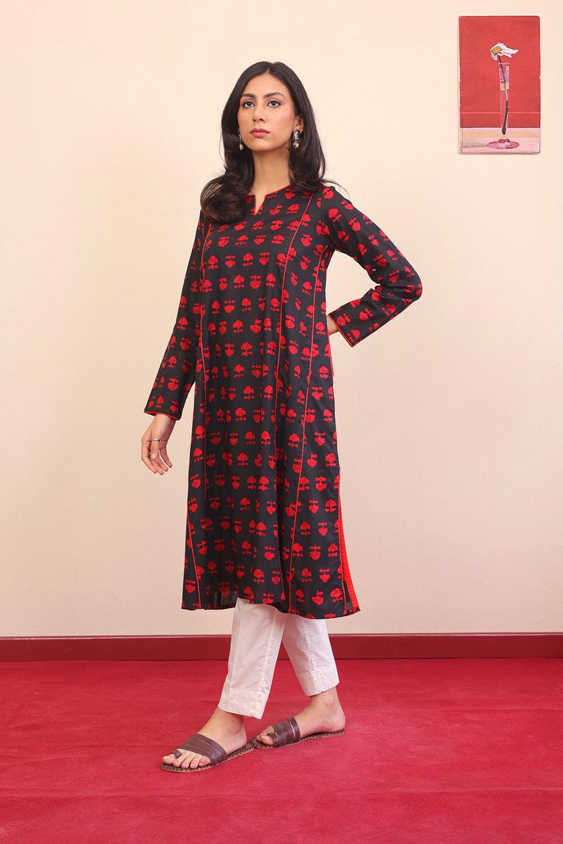 Generation - Mushrooms Panelled - Black - Lawn - 1 Piece