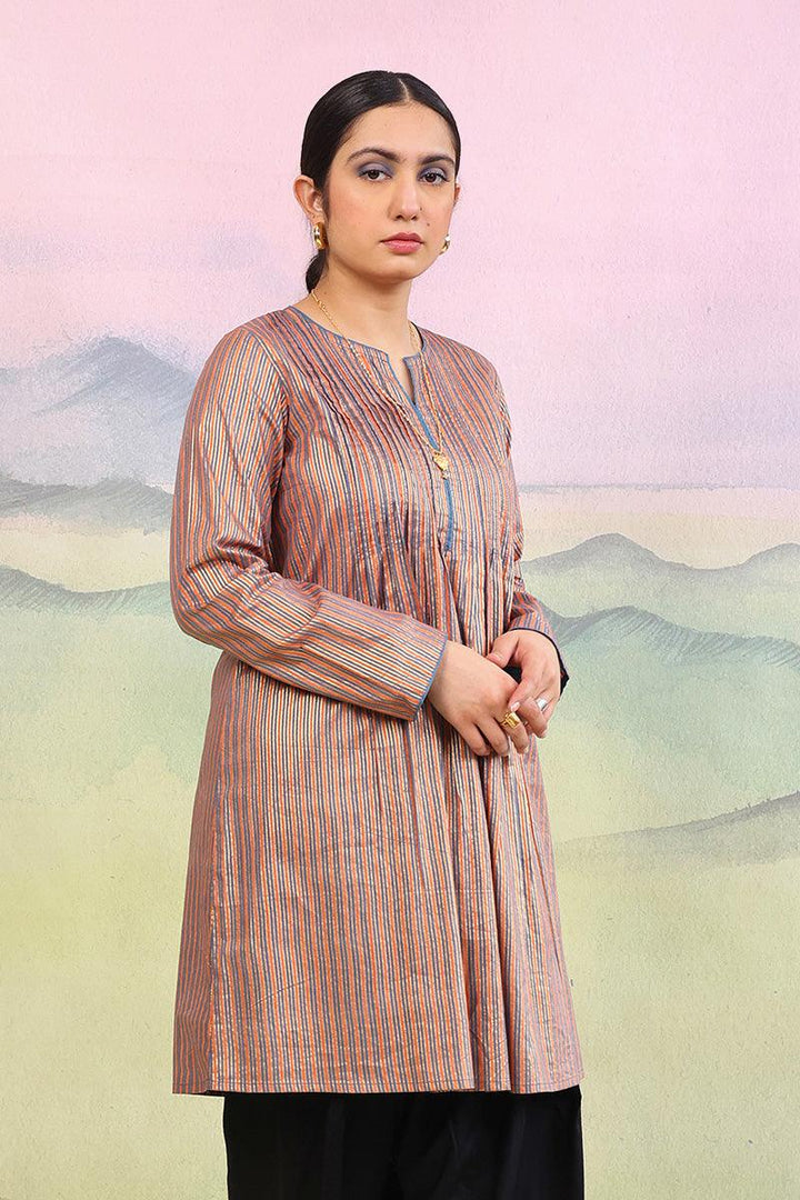Generation - Sunehri Kurti - Grey - 1 Piece