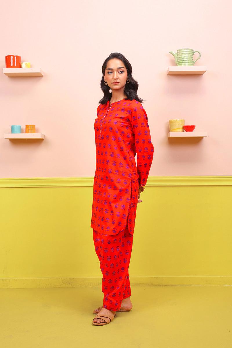 Generation - 2-Piece Mushrooms - Red - Lawn