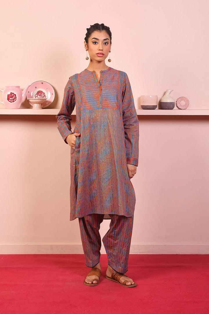 Generation - 2- Piece Sujani Kandy Korn - Blue - Lawn