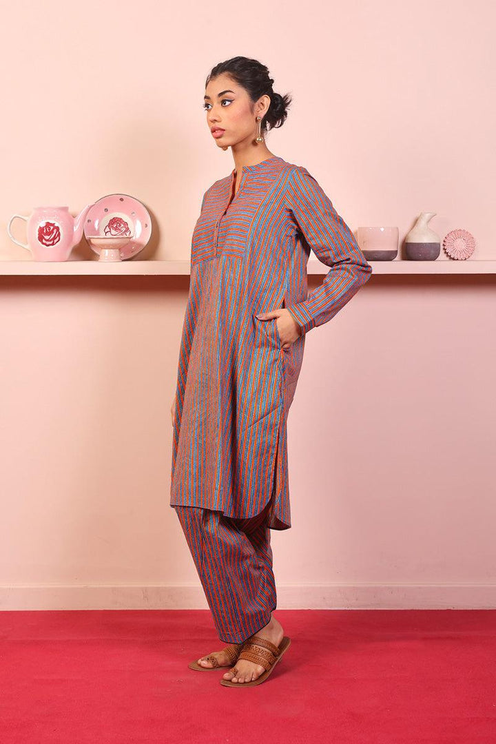Generation - 2- Piece Sujani Kandy Korn - Blue - Lawn