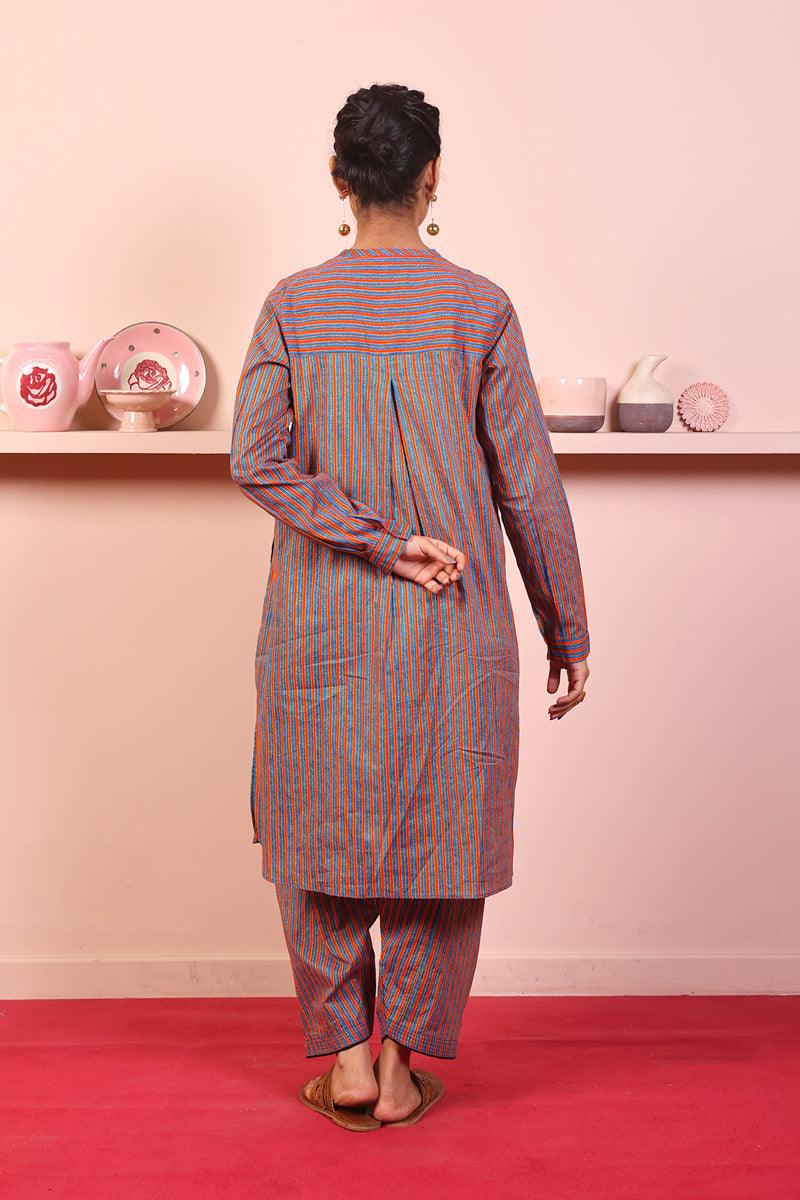 Generation - 2- Piece Sujani Kandy Korn - Blue - Lawn