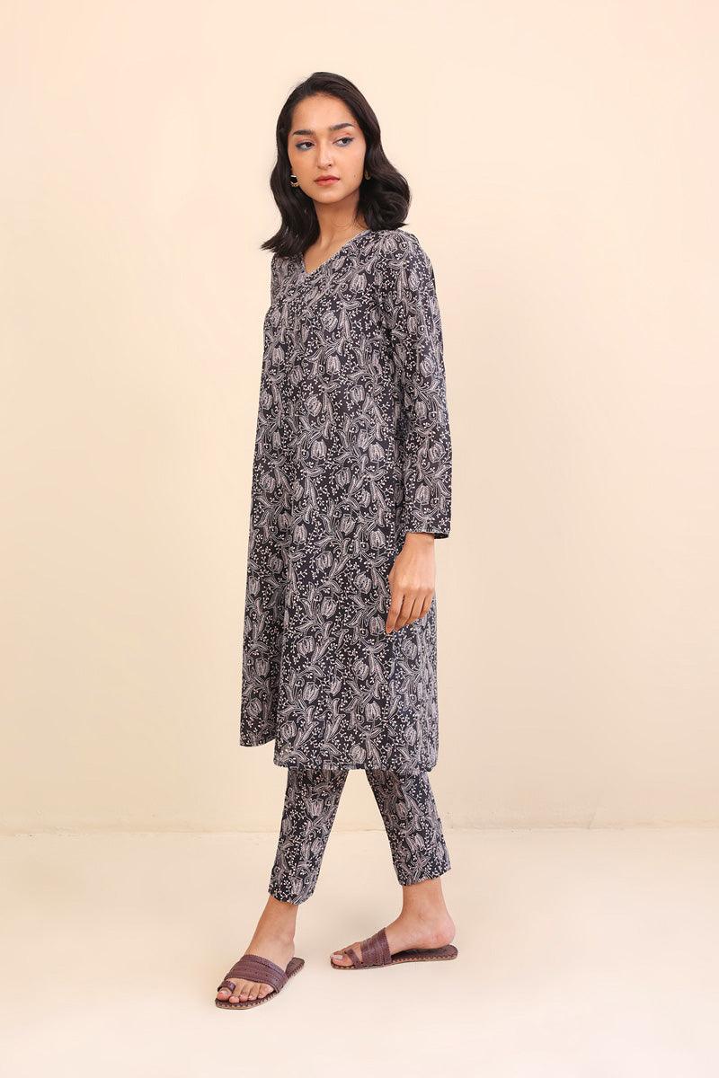 Generation - 2 Piece Tarkashi - Black  Lawn