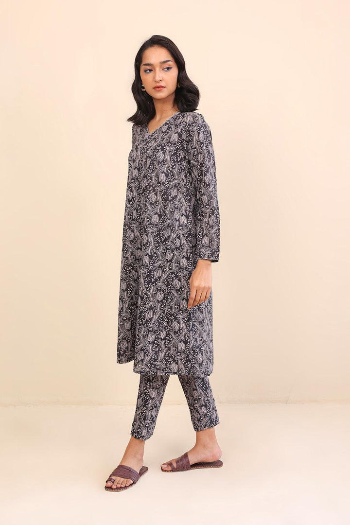 Generation - 2 Piece Tarkashi - Black  Lawn