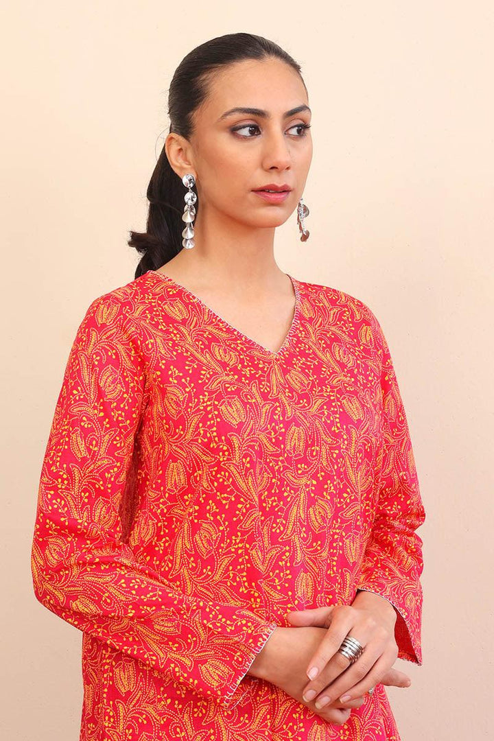 Generation - 2 Piece Tarkashi - Dark Pink  Lawn