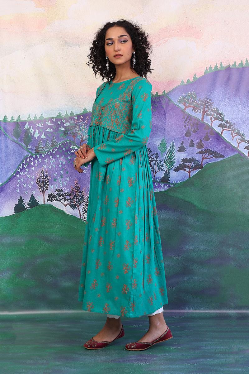 Generation - 1 Piece - Tarkashi Dress - Green - Lawn
