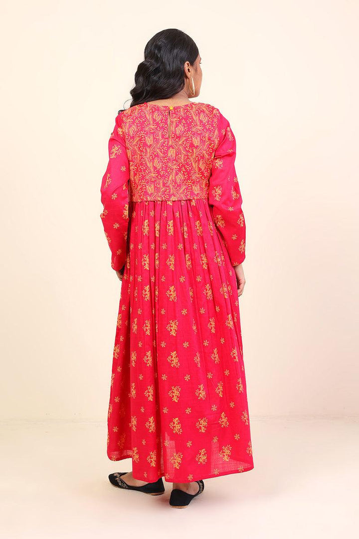 Generation - 1 Piece - Tarkashi Dress - Pink - Lawn