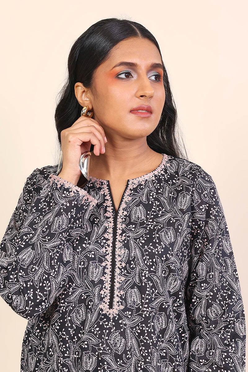 Generation - 2 Piece Tarkashi Set - Black  Lawn