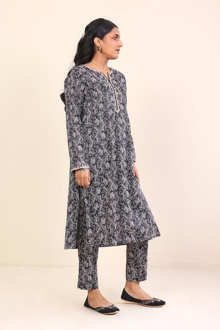 Generation - 2 Piece Tarkashi Set - Black  Lawn