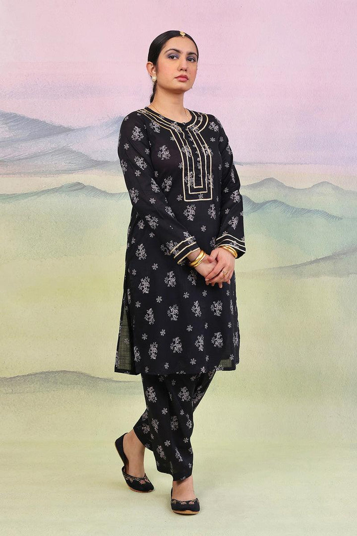 Generation - 2 Piece Tarkashi - Black  Lawn