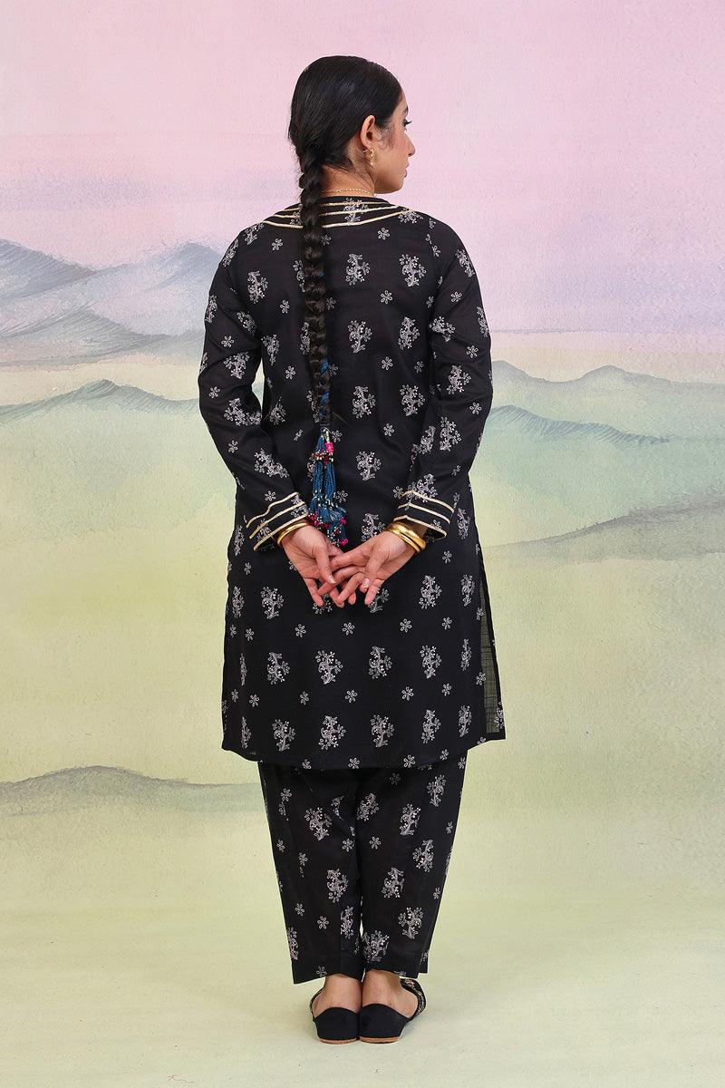 Generation - 2 Piece Tarkashi - Black  Lawn