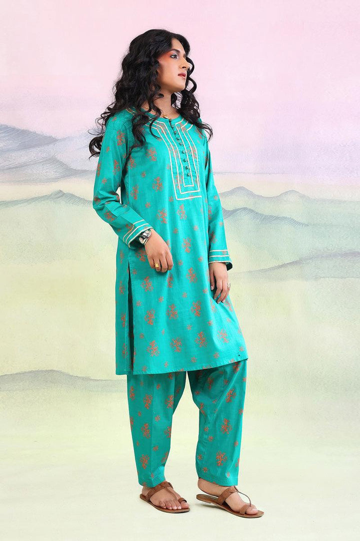 Generation - 2 Piece Tarkashi Set - Green  Lawn