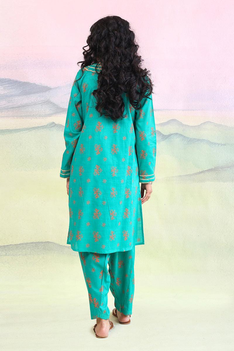 Generation - 2 Piece Tarkashi Set - Green  Lawn