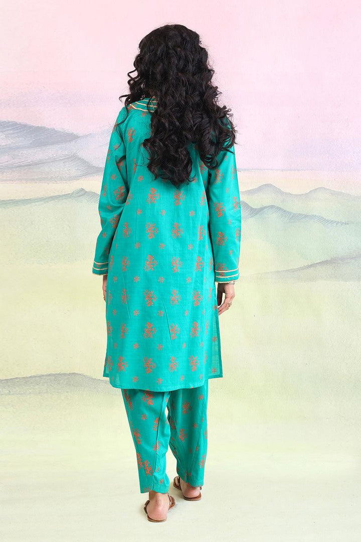 Generation - 2 Piece Tarkashi Set - Green  Lawn