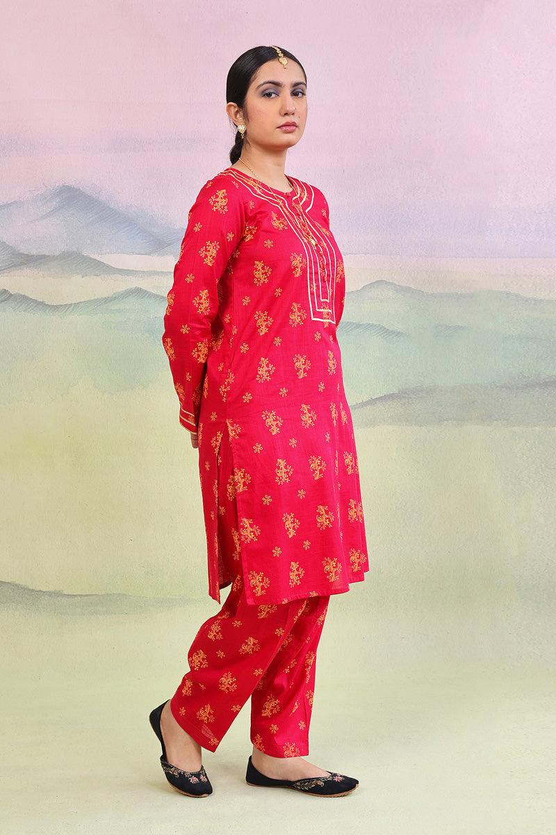 Generation - 2 Piece Tarkashi - Pink  Lawn