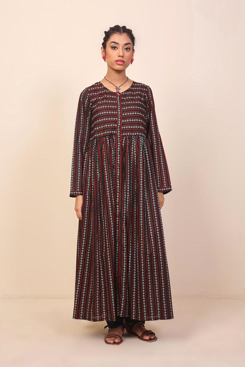 Generation - 1 Piece - Moravian Dress - Black - Lawn